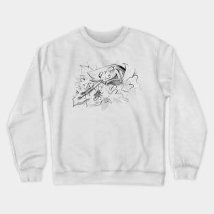 Mischievous Little Bugs & Frog Crewneck Sweatshirt